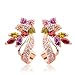 YELLOW CHIMES Florets Love Curvacious AAA Swiss Cubic Zirconia Studs Earrings for Women and Girls RS.500.00