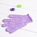 5 Pairs Nylon Scrub Cloth Gloves Exfoliating Wash Skin Spa Foam Shower Bath Massage Glove Random Color