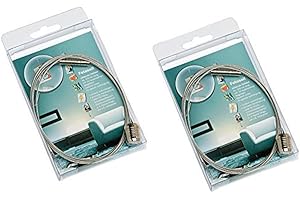 Walther Design Photo Corde Argent 1,5 M en Métal Double Pack, MD150SD