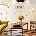 Produktbild Olivialulu Abnehmbare 3D Golden Homecoming Blumen Wandaufkleber Kunst Wand Schlafzimmer Wandaufkleber Dekoration