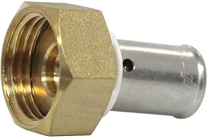 ANJOU CONNECTIQUE IBP Bänninger - Raccord à sertir - Lot de 10 raccords à sertir Ø12x1,1 - Femelle écrou Libre 1/2" (15/21) -