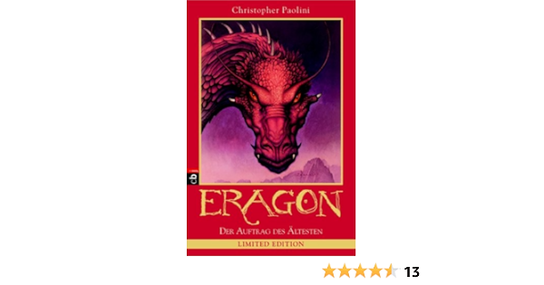Der Auftrag Des Altesten Eragon 02 Limited Edition Amazon De Christopher Paolini Joannis Stefanidis Bucher