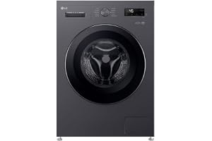 LG 1200 RPM Front Load STS Drum 6 Motion DD Washing Machine, 8 kg Capacity, Middle Black - F2Y1TYP6J