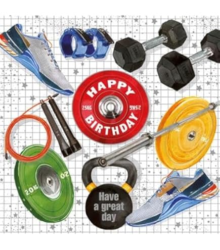 Cherry Orchard Artistic Greeting Card For Men "Happy Birthday