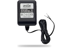 Aqua Control Transformateur pour Programmateurs d'Arrosage de Jardin, de 220 V à 24 V, avec Câble de 1,8 m, Compatible avec Tout Type de Programmateur à Alimentation Électrique