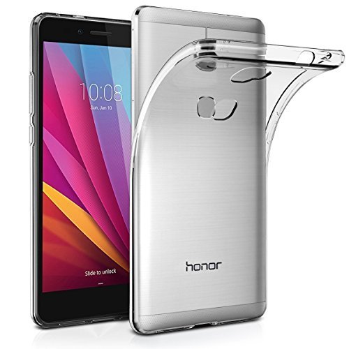 Huawei Honor 5X Hülle Case ,Elekin Transparent TPU Case Crystal Clear Handyhülle Schutzhülle für Huawei Honor 5X