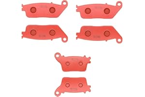 MEXITAL cerámica Pastillas de freno Delanteras + Traseras para CB 600 F Hornet (F7/F8/F9/FA/FB/FC) (07-13) / CBR 600 F (FB/FC) (11-13)