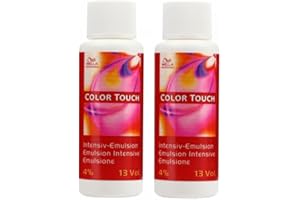 Wella Professionals Color Touch | Emulsión oxidante 4 % | Pack de 2 x 60 | Sin amoniaco | Baño de color