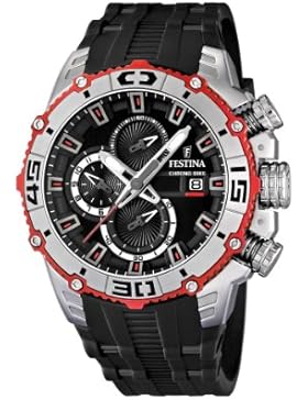 Festina Herren-Armbanduhr Tour Chrono Bike 2012 Kautschuk F16601/3