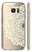 Produktbild Samsung Galaxy J7 2017 J730 Softcase Cover Backkover TPU Schutzhülle Slim Case (2583 halbes Mandala Weiß)