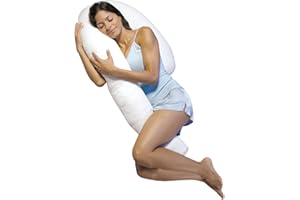 Dreamolino Swan - Seitenschläferkissen ergonomisch - 7in1 Körperkissen für besseren Schlafkomfort - Stillkissen & Schwangerschaftskissen - unterstützt Rücken, Nacken & Hüfte - atmungsaktiv & waschbar