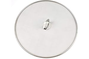 SPARY Couvercle anti-éclaboussures en acier inoxydable résistant à l'huile - 3 tailles (33 cm)