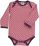 smafolk body äpfel süßer Langarmbody mit Mini-Äpfeln bedruckt