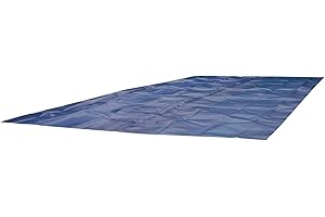 Poolpanda Premium Solarfolie 800 x 500 cm rechteckig | Stärke 400 µm | schwarz/blau | zuschneidbar | Solarplane für Pool | Poolheizung