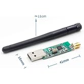 Cc2531 Usb Dongle Anten 2.4ghz Zigbee Wifi Bluetooth Kablosuz Data Yakalayıcı DVM.101.144