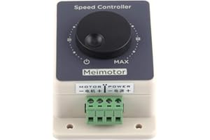 TANGXI DC 10-60V 20A Control de velocidad del motor, Controlador PWM Regulador de velocidad Interruptores rotativos variables sin escalones, Controlador de velocidad variable impermeable Shell