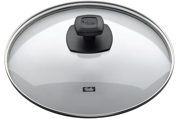 Fissler 17500026200 Comfort Couvercle en Verre Trempé/Matière de Synthèse INOX 26 cm