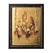 eCraftIndia Radha Krishna on Swing Laminated  Synthetic Wood Foil (28 cm x 2 cm x 39 cm) RS.440.00