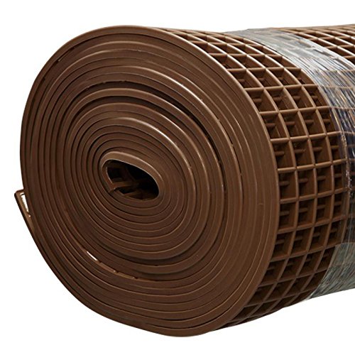 Preisvergleich Produktbild Finnsa Kunststoff Saunaläufer in 100 x 80cm, Braun