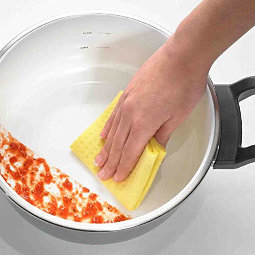 BEEM Vitatherm, 4.0 + 6.0 L Schnellkochtopf mit Einhandbedienung und Marathon BIO-LON Ceramic Antihaftversiegelung, Edelstahl - 8