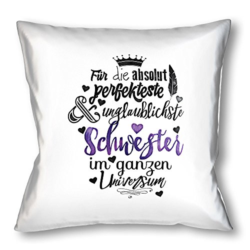 Stylotex Dekokissen Für die absolut perfekteste Schwester