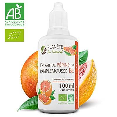 Planète au Naturel Extrait de Pépins de Pamplemousse Bio 800mg - 100ml - (EPP)