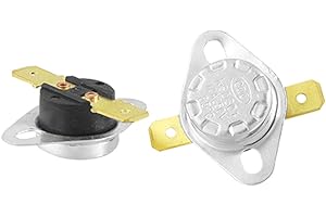 sourcing map 2pcs 85 Celsius Temperatura Control Interruptor Termostato NC KSD301 para para Microondas Horno Calefacción Eléctrica Motor