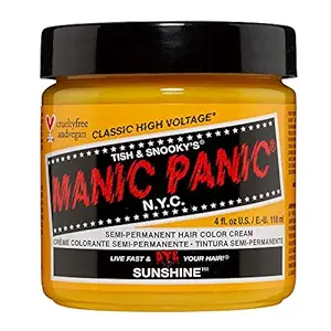 Manic Panic Semi Permanent Color Cream, Sunshine, 113g