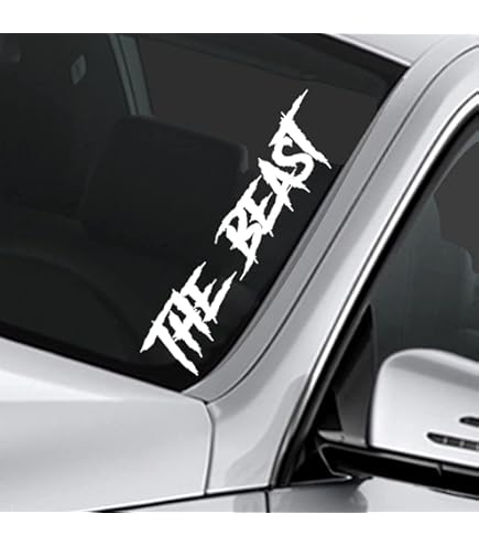 2x Adesivi The Black Beast Auto Sticker Tuning JDM Decal Scene - Foto 5