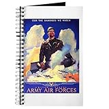 CafePress – Stadtmauern Wir Armbanduhr Air Force – Spiralbindung Journal Notizbuch, persönliches Tagebuch, liniert