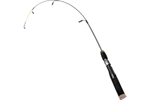 EUPHENG Aventik Ultralight Ice Fishing Rod and Reel Combo 24/26/28/30/32 inch Medium Light Fast Action Multi-Species Spinning Ice Fishing Combos Tackle for Walleye Perch Panfish and Trout