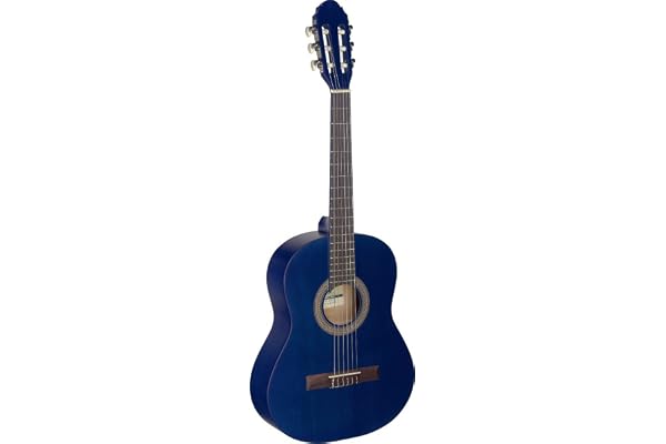 Stagg C430 T-shirt M Bleu C430 T-shirt Guitare classique Taille 3/4 – Bleu