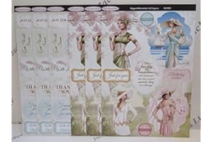 JACKDAW EXPRESS Debbi Moore Elegant Moments Sentiments Die Cuts Toppers 6 x A4 (2 Designs) AM841
