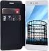 Produktbild JT Berlin FolioCase Schöneberg für Huawei P10 (Handarbeit, Transparente Hartschale, Standfunktion, Kartenfächer) schwarz - 10175