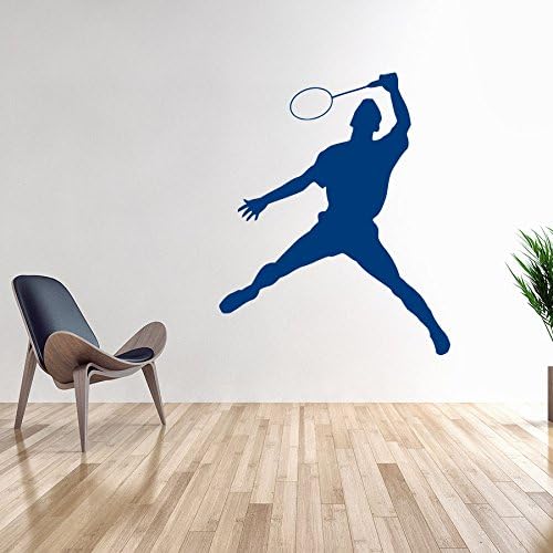 Wall Decal Vinyl Sticker Sport Competitions Game Team People Enthusiasm Training Tennis Player Racquet Design Children Any Room Home Interior Tennis Club Sports Equipment Decor Art Murals M198