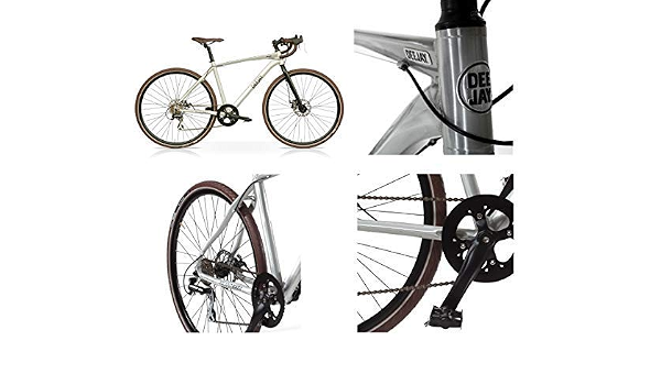 Radio Deejay Bicicletta Bici Gravel Bike by Alluminio con Freni a  Disco/Originale Made by : Sport e tempo libero