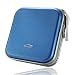 Produktbild DUBENS 40 Disc CD DVD VCD DJ Storage Media Holder Case Box Tasche Tragetasche, Aufbewahrung Hülle Etui Hart Gehäuse (Blau)