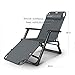 Produktbild YAN Folding Lounge Chair 2018 Siesta Klappbett Einzel Napping Bett Bequem Home Office Stuhl für Camping, Festivals, Garten, Angeln, BBQs (Farbe : 1)