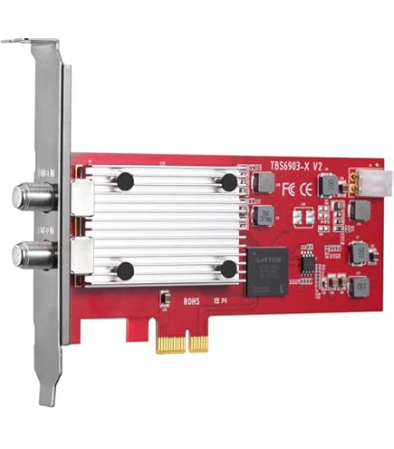 TBS6902 Dual Satellite Hd Low-Profile Pcie Tv Tuner Card Dvb