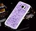 Produktbild Galaxy S9Plus Shell, Shiny Tinfoil Paillettes Soft TPU Transparent Slim Cover, TAITOU Attractive Bling Insert Sparkling Platinum UltraLight Thin Case For Samsung Galaxy S9 Plus Purple