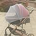 Produktbild Queta Erhöhen die Baby Auto Full Verschlüsselung Insekten Moskitonetz Baby Kinderwagen Moskitonetz Rattan Baby Carriage Mosquito Net (Blue Side)