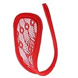 libre Feel: Esta tanga de encaje transparente con confianza con band.Comfortable elástica de posición mantenida y atractiva, usted puede llevarlo debajo de los vestidos o pantalones, y no habrá líneas de las medias de arruinar tu look perfecto, muestre su glúteo perfecto!