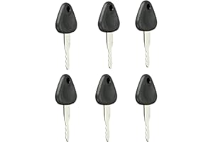 BAQI 6pcs Replacement Ignition Start Keys for Volvo 777 Excavator,777 Model Heavy Equipment Key