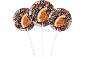 KOLOROWA MATCHA 3x Green Tea Lollipops – Teaballs Geschenkset mit grünem Tee Manhattan – Aronia, Johannisbeere & Kiwi – Originelles Veganes Tee-Geschenk zum Geburtstag – Geschenkideen