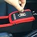 Produktbild JohnJohnsen Autositz Spalt Aufbewahrungsbox Tasse Getränkehalter Organizer Auto Lücke Tasche Aufräumen Für Telefonkarte Münzfach Zubehör (rot und schwarz)