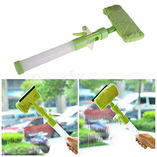 Dealglad® New Handy Double-Sides Window Glass Brush Car Windshield Cleaner Cleaning Tool with Spray Pipe