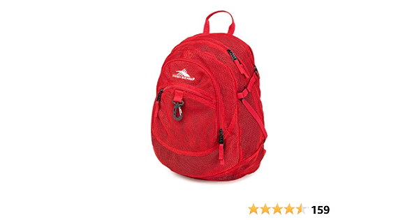 High Sierra Airhead Mesh Backpack, Red 