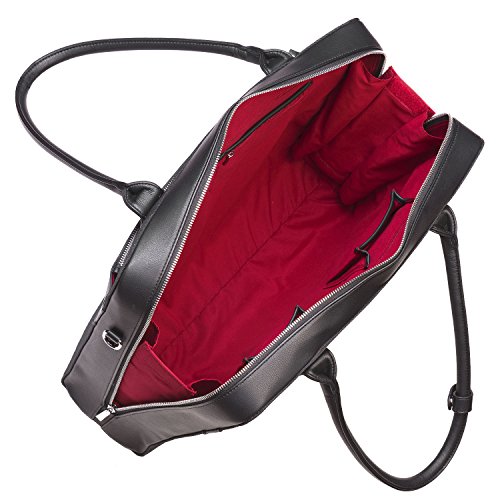 SOCHA SO-CASUAL-BLACK Designer Business Tasche f  r Damen  43 94 cm  17 3 Zoll  schwarz