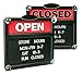 Price comparison product image Headline Sign 3727 Double-Sided Open/Closed Tabbee Sign, 13 x 15 Inches, with 3/4-Inch Tabbee Characters (3727)
