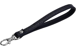 VanEnjoy Genuine Leather Keychain Wristlet Keychain Strap for Wallet Purse Clutch Cellphone Wristlet Key